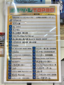 イエローサブマリン　立川店　売れ筋ランキング
